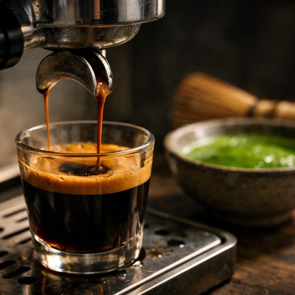 Dirty Matcha Latte Recipe (Matcha + Espresso)