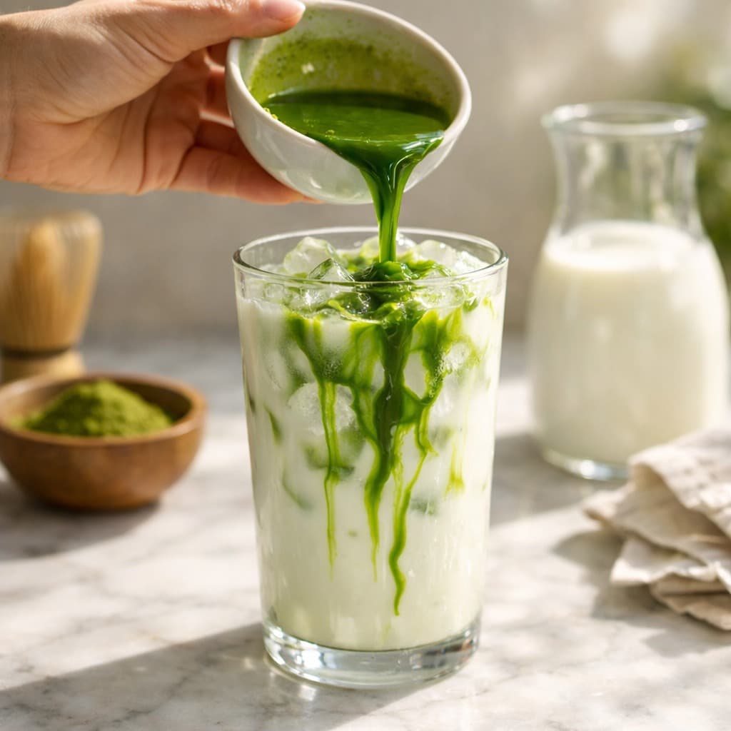 Iced Matcha Latte Recipe