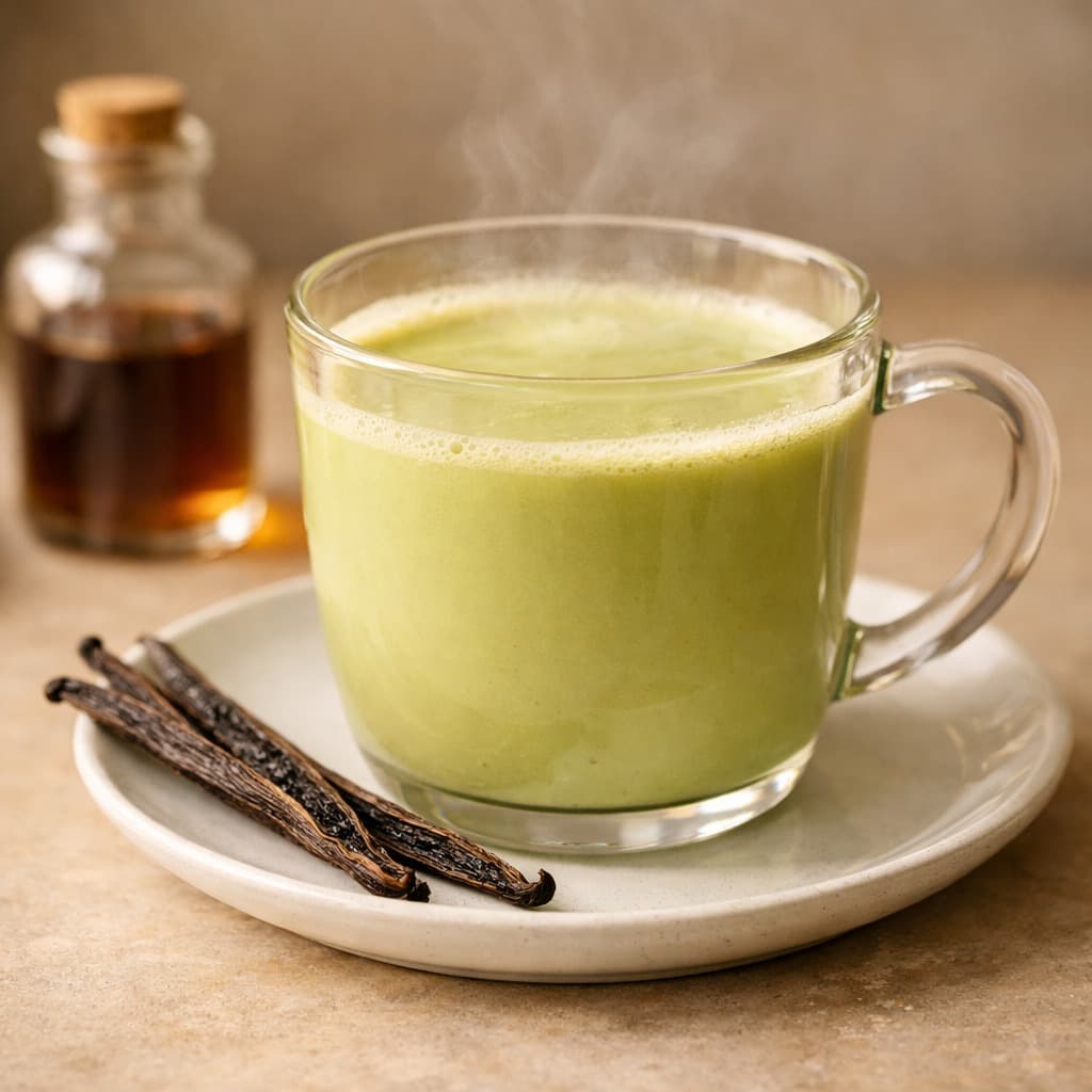 Vanilla Matcha Latte Recipe